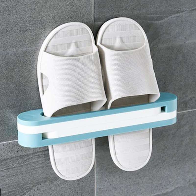 نگهدارنده دمپایی دیواری مدل تاشو 3 تکه