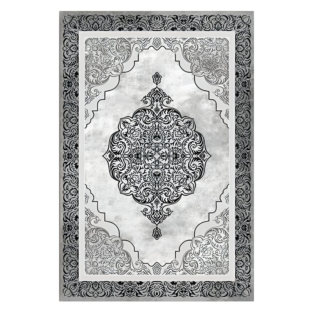 فرش مخمل نادی طرح سنتی کد O109