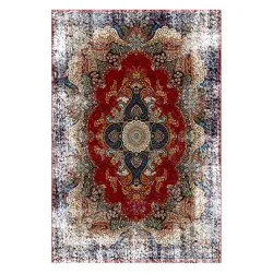 فرش مخمل نادی طرح سنتی کد O114